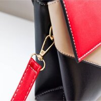 [Hàng mới về] FREESHIP TỪ 50K - Túi Đeo Chéo Nữ Xách Tay Da Công Sở Phối Màu Pastel Size 22cm - TUINU19.0066 [13441]