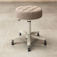 [HÀNG MỚI VỀ] Ghế thấp có bánh xe, ghế tròn, ghế làm tóc, ghế làm móng, ghế sofa điều chỉnh chân đ