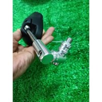 Hàng mới về - Gương chiếu hậu kiểu AirBlade xoay 306 độ kèm chân xoay chân kính 10 li - Phụ tùng xe máy