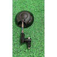 Hàng mới về - Gương chiếu hậu tròn màu đen xoay 360 độ kèm chân xoay chân kính 10 li - giá 1 cây - phụ tùng xe máy