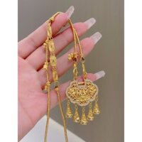 Hàng Mới Về (Hàng Mới Về) Mặt Dây Chuyền Hình Hoa Sen Đính Đá Pha Lê Và Kim Cương Nhân Tạo Phong Cách Cổ Điển Sang Trọng Cho Nữ