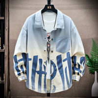 Hàng Mới Về Hàng Mới Về Nam Xuân Thu Đông Áo Sơ Mi Denim Nam Mỏng Dài Tay Áo Sơ Mi Lớn Trẻ Em 16 Tuổi Học Sinh Trung Học Phù Hợp Với Áo Khoác