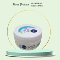 (Hàng mới về) 🇫🇷 [HÀNG PHÁP CHÍNH HÃNG] - Kem dưỡng làm mềm da NIVEA Soft Creme (hũ lớn 200ml siêu tiết kiệm)