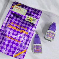 Hàng mới về Keo nối mi Crystal Glue tím, keo Hàn Quốc ít cay, khô 2s-3s (sản phẩm mới về)