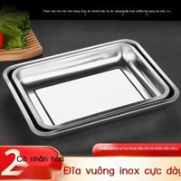 [HÀNG MỚI VỀ] Khay siêu dày, khay vuông inox thương mại, khay cơm hấp, khay nướng, khay trái cây g