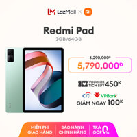 [Hàng mới về] Máy tính bảng Redmi Pad | MediaTek Helio G99 | Pin 8000 mAh Sạc nhanh 18W | Màn hình LCD 90Hz