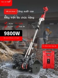 [HÀNG MỚI VỀ] Máy trộn tro voi pin lithium nhỏ công trường xây dựng điện vữa xi măng máy trộn bê t