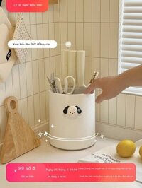 [HÀNG MỚI VỀ] Nhà Bếp Xoay Dao Có Giá Để Đồ Mặt Bàn Đa Năng Đũa Nòng Dao Tích Hợp Hộp Bảo Quản Hộ