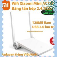 [Hàng mới về] Router wifi Xiaomi Mini phát wifi kích sóng repeater 5G 2.4G AC1200 tiếng Việt Padavan  ICBM wifi shop