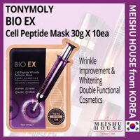 [Hàng mới về] Set 10 mặt nạ dưỡng da TONYMOLY BIO EX Cell Peptide 30g