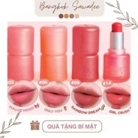 [HÀNG MỚI VỀ] Son Môi Lì 2in1 Thuần Chay Thái Lan 4u2 Matte Balm Lipstick Son Mềm Mịn, Trong Trẻo, Dễ Tán, Bền màu
