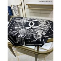 Hàng Mới Về Thiết Kế Thành Phố Ấn Tượng 90 Khăn Vuông Lụa Khăn Choàng Khăn Choàng Nữ Đầu Cổ Khăn Tóc Khăn Quàng Cổ Và Quấn Nữ Khăn Cổ Khăn Choàng Vuông 3 Màu