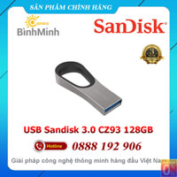 [HÀNG MỚI VỀ] USB Boot Cứu Hộ 3.0 64GB 128GB SanDisk Ultra Loop CZ93 Flash Drive 130MB/s - BH 3 Năm