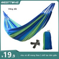 [HÀNG MỚI VỀ] Võng xích đu ngoài trời dã ngoại ngoài trời trong nhà chống rollover ký túc xá người
