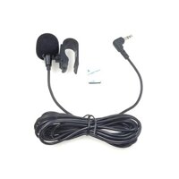 Hàng Mới Về ZJ025MR Stick-on Clip-on Lavalier Stereo Micro Cho Ô Tô GPS / Bluetooth Âm Thanh Bật DVD Bên Ngoài Mic, Chiều Dài Cáp: 3m, 90 Độ Khuỷu Tay 2.5mm Jack