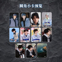 [Hàng mới về] Zuohang Hàng hóa Ảnh phong cách mới Thẻ vuông ngọc trai hai mặt tự in Thẻ ảnh góc tròn Gypsophila Hỗ trợ hàng hóa Thẻ ảnh ngôi sao