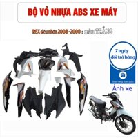 [HÀNG MỚI VỀ]Bộ vỏ nhựa Màu Trắng Đen xe Wave RSX 100 - Bộ ổ khóa xe Wave RSX 100 đời 2008 đến 2009 -SPA-DG-RSX