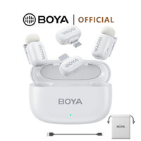 (Hàng mới về)BOYAmini micro không dây cài áo mic thu âm siêu nhỏ dành cho Vlogging Live iPhone