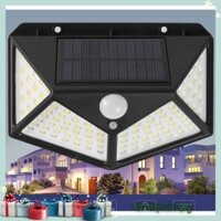 [Hàng Mới Về]Đèn năng lượng mặt trời solar 100 led siêu sáng cảm biến ánh sáng và chuyển động  #Mitshop