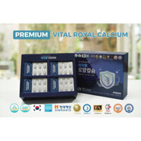 [HÀNG MỚI] Viên Canxi Hàn Quốc PREMIUM VITAL ROYAL CALCIUM Hộp Xanh Vuông, Hộp 120 viên*1,000mg