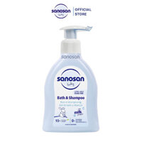 (HÀNG MUA KÈM) Sữa tắm gội Sanosan Baby với protein sữa thủy phân 0M+ 200ml