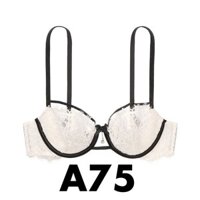 (Hàng Mỹ) 34A/A75 - Áo trắng ren sexy (128) ren sexy, không đệm, Dream Angels, Charm Coco - Victoria's Secret