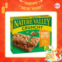 [Hàng Mỹ] Bánh Ngũ Cốc Bơ Đậu Phộng Nature Valley Peanut Butter Granola Bars 253g,Date: 08.25