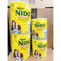 [Hàng Mỹ Bay Air có Bill] Sữa bột Nestlé NIDO nguyên kem Fortificada 1.6kg/2.2 kg (nắp trắng)