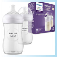 [Hàng Mỹ] Bình sữa Phillip Avent Natural 260ml mẫu mới