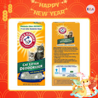 (Hàng Mỹ) Bột Khử Mùi Vệ Sinh Cát cho Mèo Cat Litter Deodorizer Baking Soda Arm&Hammer 567g