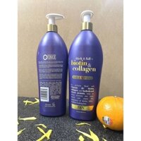 (Hàng Mỹ chai vòi 750ml) Dầu gội Biotin&Collagen OGX