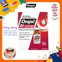 [HÀNG MỸ CHÍNH HÃNG] Orajel 2X giảm đau răng & loét miệng 0.45oz