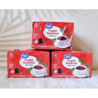 [HÀNG MỸ CÓ BILL] Trà đen English Breakfast Black Tea hộp 12 gói