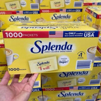 [Hàng Mỹ 🇺🇸 Date 03/2027] Thùng 1000 gói Đường ăn kiêng cà phê Splenda Mỹ