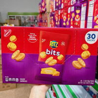 [Hàng Mỹ 🇺🇸 Date 06/2025] Bánh quy Ritz bits Phô mai Thùng 30 gói 1,26kg