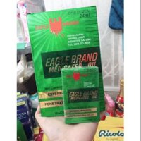 hàng Mỹ- Dầu gió xanh Mỹ hiệu con Ó Eagle Brand Medicated Oil 24ml