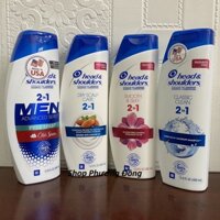(Hàng Mỹ) Dầu gội và xả 2in1 Head&Shoulders 400ml