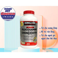 [Hàng Mỹ đi máy bay ] Bổ khớp Glucosamine & Chondroitin Kirkland Signature 280 viên date 2027