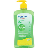 [Hàng Mỹ] Gel Lô Hội, dưỡng và làm mát da sau đi nắng- Equate Soothing After-Sun Gel with Aloe. 567g
