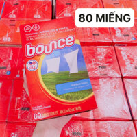 [Hàng Mỹ] Giấy Thơm Quần Áo Bounce Dryer sheet Màu Cam Giữ Mùi Thơm Lâu Dễ Chịu Mùi Mỹ Hộp Nhỏ 80 Miếng