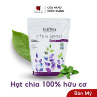 [Hàng Mỹ] Hạt chia đen Nutiva Organic 907g- Hạt Chia đen hữu cơ 100%