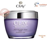 [Hàng Mỹ] Kem Dưỡng Tái Tạo Da Ban Đêm Olay Regenetist Night Recovery Cream 48g