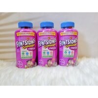 [HÀNG MỸ] Kẹo dẻo bổ sung vitamin cho bé Flintstones Complete Multivitamin Gummies