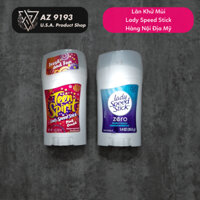 [Hàng Mỹ] Lăn Khử Mùi Nữ LADY SPEED STICK 39.6g | Ngăn Mùi Hiệu Quả | Không Để Lại Mảng Bám | Az9193
