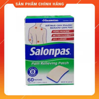 (Hàng Mỹ) Miếng Dán Salonpas của Mỹ - Hộp 60 Miếng