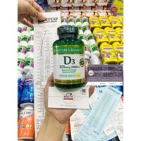 [Hàng Mỹ] Nature's Bounty Vitamin D3 5000IU 400 viên