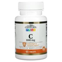 [Hàng Mỹ nhập] 21st Century Vitamin C 1000 mg 60 viên