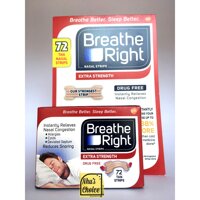 [Hàng Mỹ Nhu's Choice] Dán mũi chống ngáy BREATHE RIGHT® Extra Strength Tan Nasal Strips