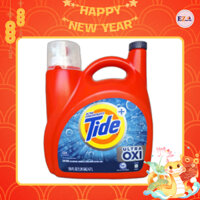 (Hàng Mỹ) Nước giặt Tide Ultra Oxi 4.7L - 124 lần giặt Siêu Đậm Đặc, An Toàn Da Tay (Hàng mới)