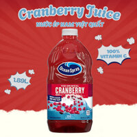 [Hàng Mỹ] Nước trái cây Nam việt quất Cranberry - Ocean Spray Juice 1.89L,Date:11.2025